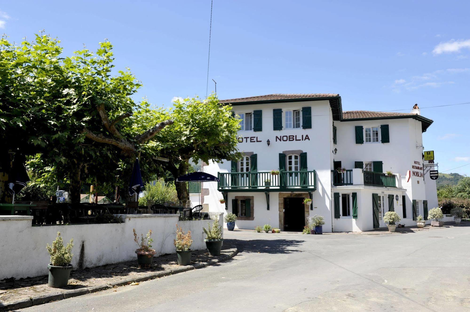 Hotel Restaurant Noblia Bidarray Exterior foto